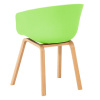 Пластиковый стул Зеленый
